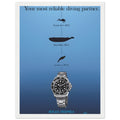 Rolex Deepsea Vintage Poster Ad