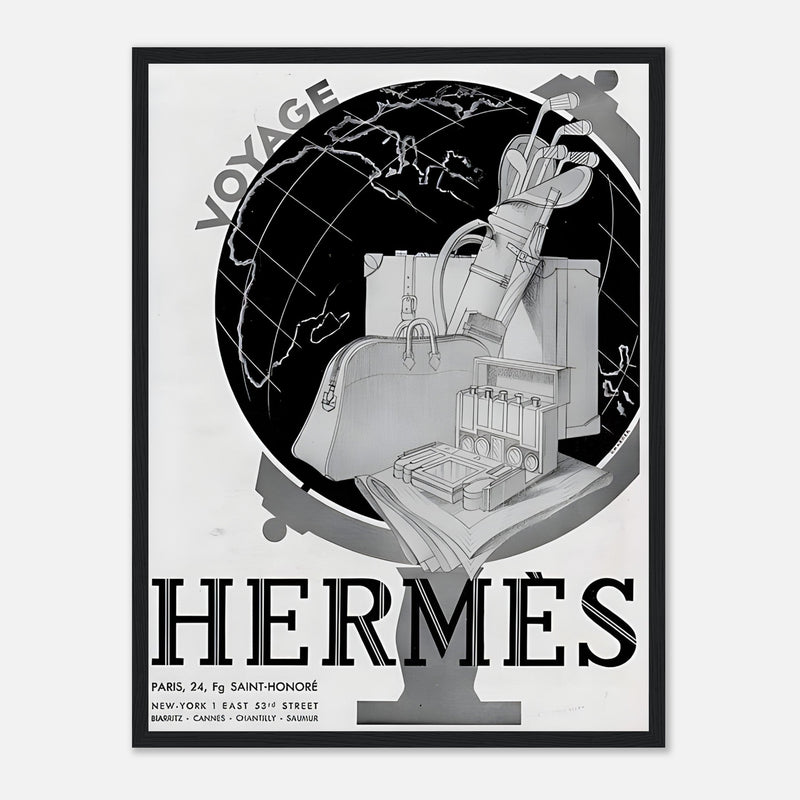 Hermes Voyage Vintage Poster