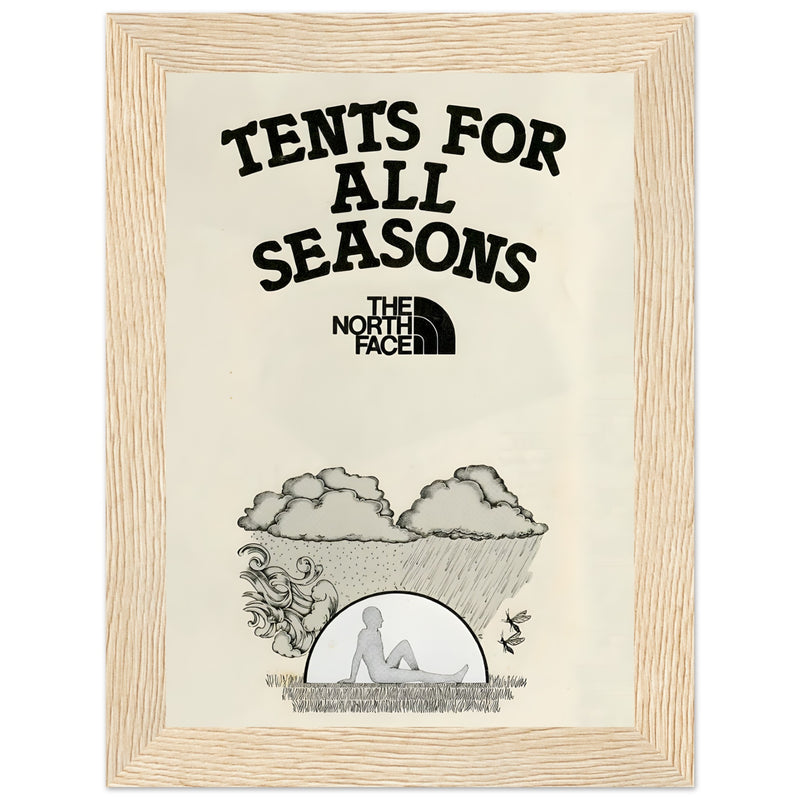 The North Face All Season Vintage Poster