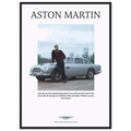Aston Martin Vintage Poster Ad - 1964 James Bond Goldfinger