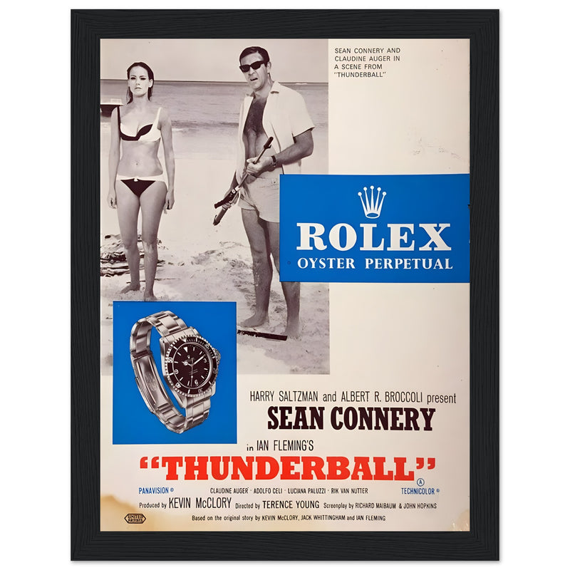 Rolex Sean Connery Vintage Poster Ad