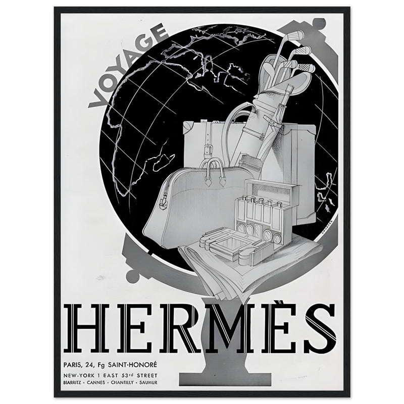 Hermes Voyage Vintage Poster