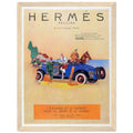 Hermes Paris Car Vintage Poster Ad