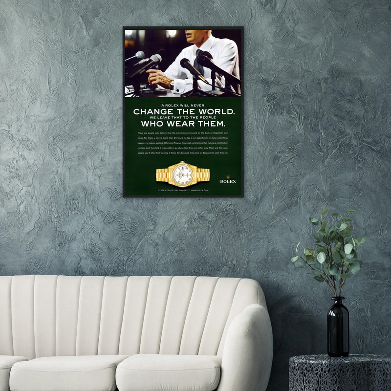 Rolex Day-Date Vintage Poster Ad