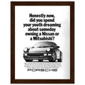 Porsche 911 Vintage Ad Poster