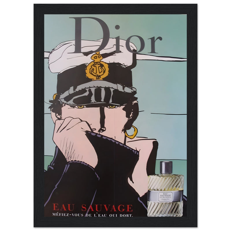 Dior Eau Sauvage Captain Vintage Poster