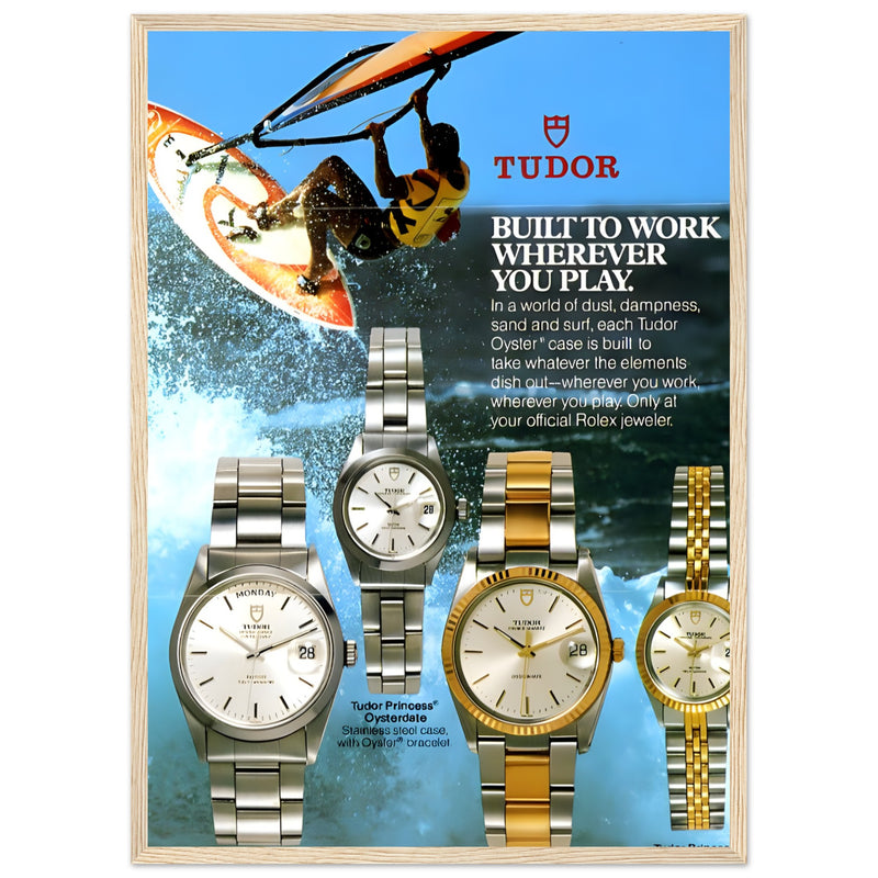 Tudor Vintage Poster Ad