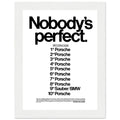 Porsche Nobody's Perfect Le Man Vintage Poster Ad