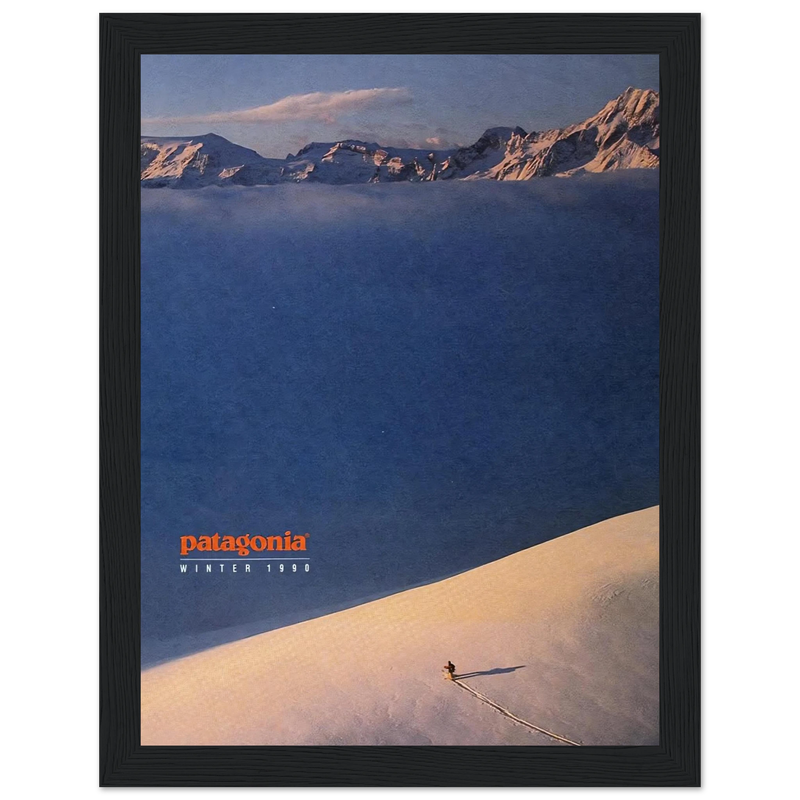 Patagonia Vintage Poster Ad - Winter 1990
