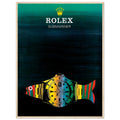 Rolex Submariner Fish Vintage Poster Ad - Premium Matte Paper