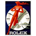 Rolex Clock Vintage Poster Ad
