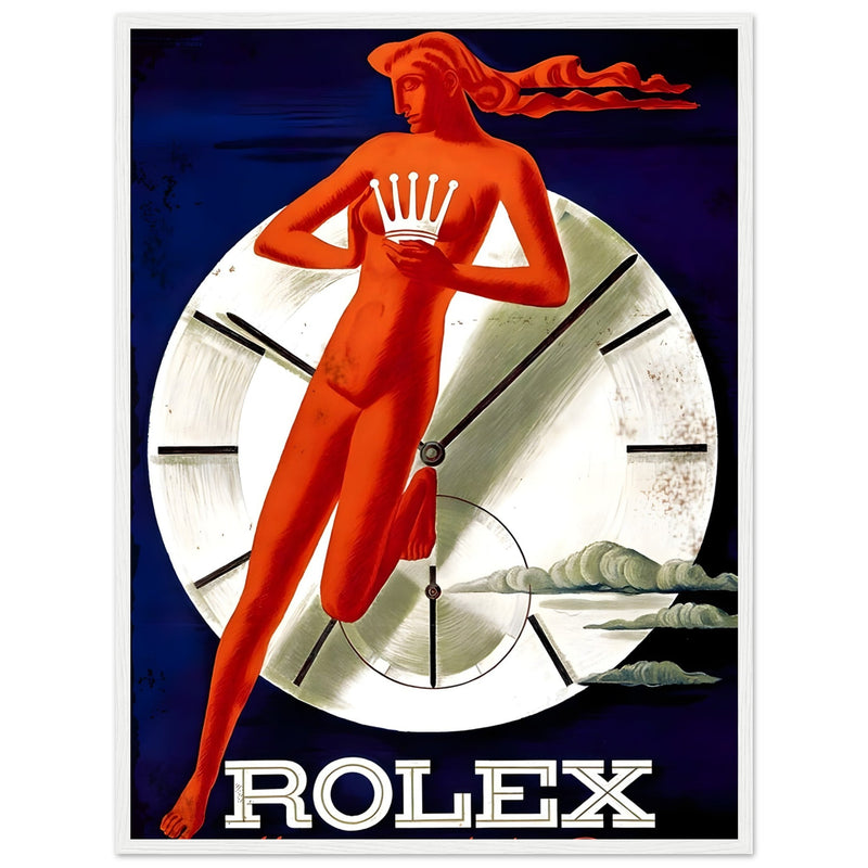 Rolex Clock Vintage Poster Ad