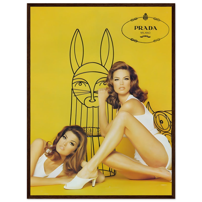 Prada Vintage Poster Ad