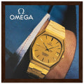 Omega Gold Vintage Poster Ad