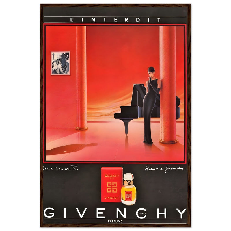 Givenchy Parfums Vintage Poster Ad