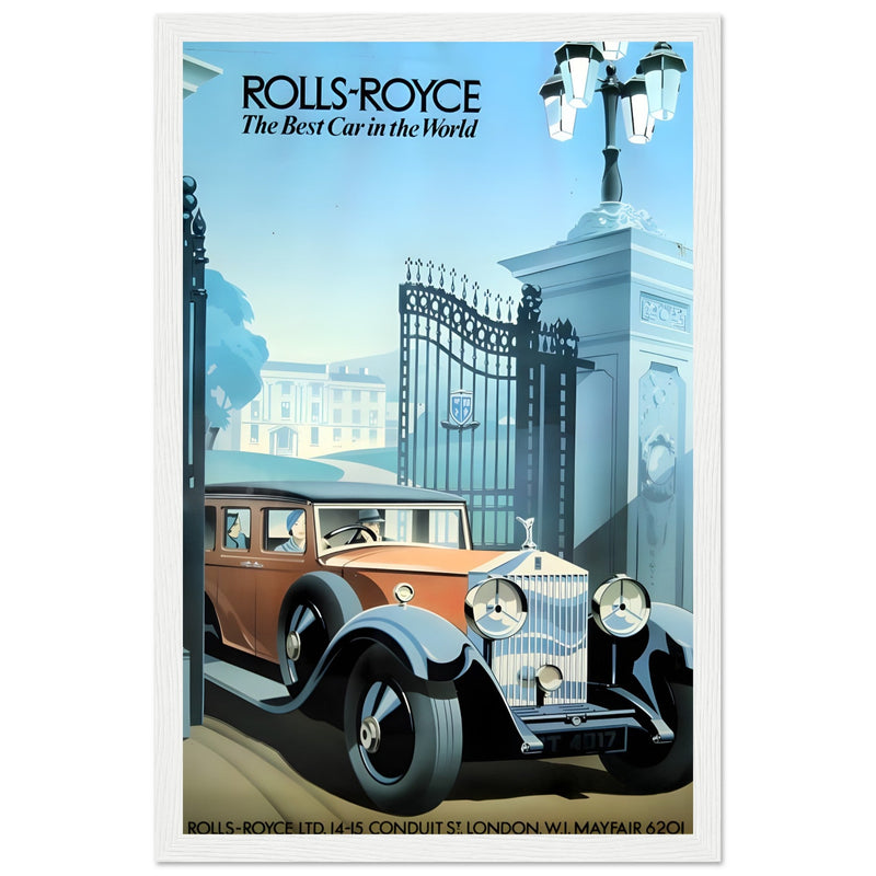 Rolls-Royce Best Car In The World Vintage Poster Ad