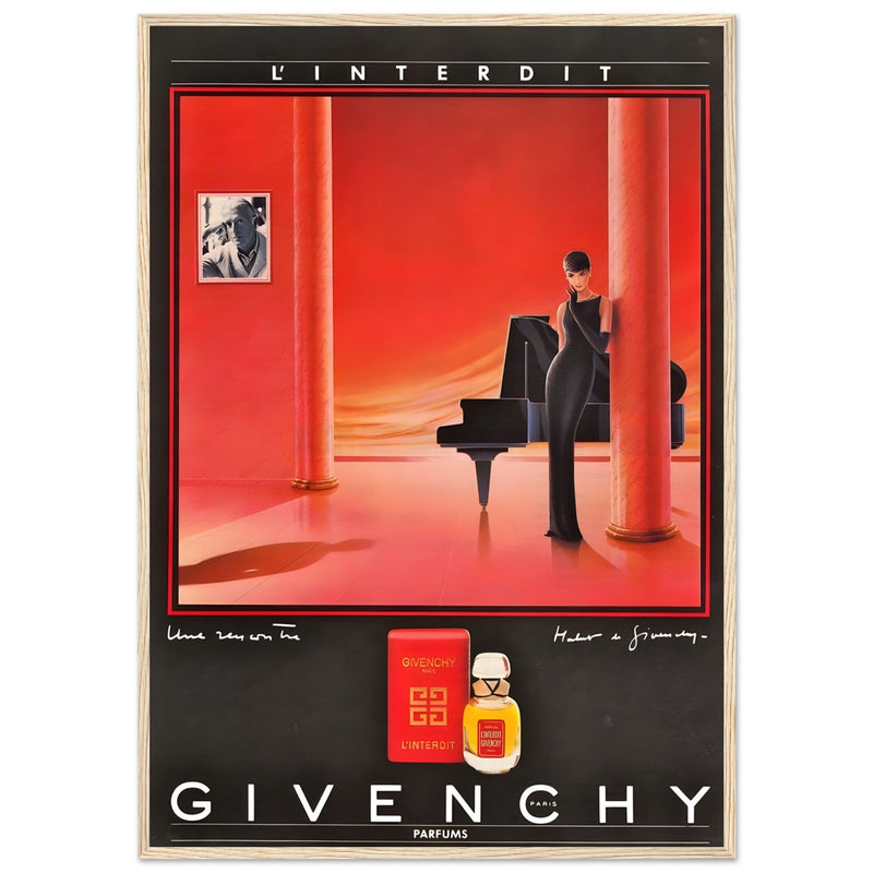 Givenchy Parfums Vintage Poster Ad