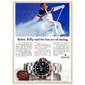 Rolex Alpine Gold Medal Sweep Vintage Poster