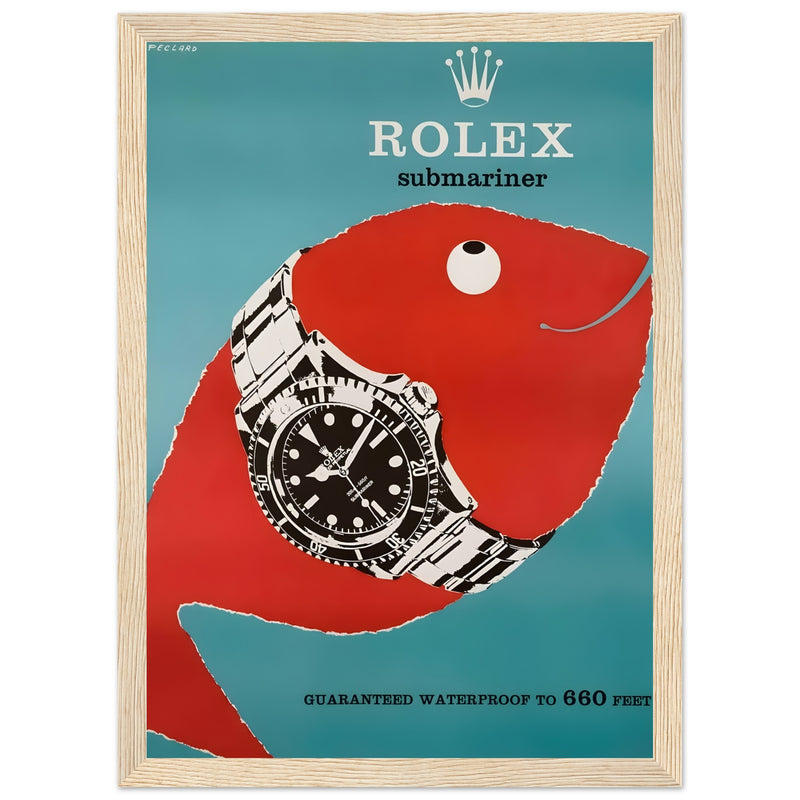 Rolex Submariner Vintage Poster Ad