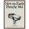 Porsche 944 New on Earth Vintage Poster Ad