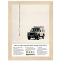 Land Rover Defender Vintage Poster