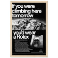 Rolex Explorer Everest Vintage Poster Ad