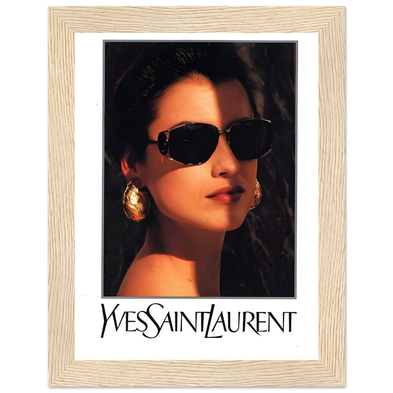 Yves Saint Laurent Vintage Poster