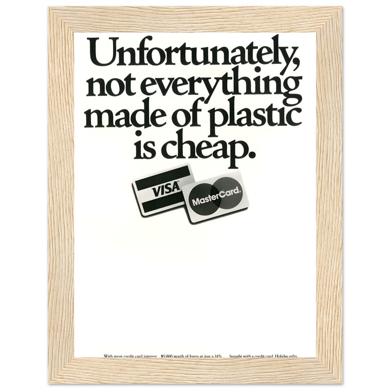 Visa Mastercard Vintage Poster