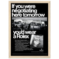 Rolex Datejust Geneva Vintage Poster Ad