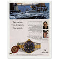 Rolex Yacht Submariner Vintage Poster Ad