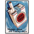Lucky Strike Vintage Poster - Happy Days