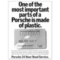 Porsche - 24 Hour Road Service Vintage Poster Ad
