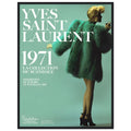YSL 1971 Vintage Poster