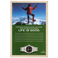 Rolex Life is Good Vintage Poster Ad