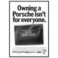 Porsche - It's not for everyone Vintage Poster Ad