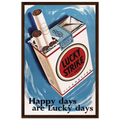 Lucky Strike Vintage Poster - Happy Days