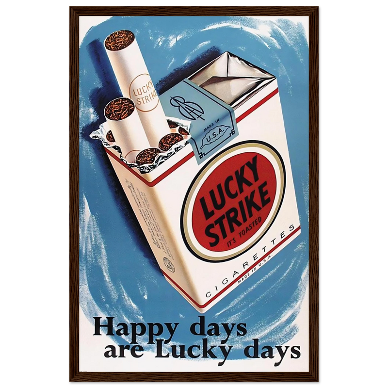 Lucky Strike Vintage Poster - Happy Days