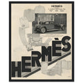 Hermes Fashion Vintage Poster Ad