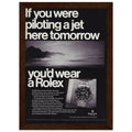 Rolex Jet Pilot Vintage Poster Ad