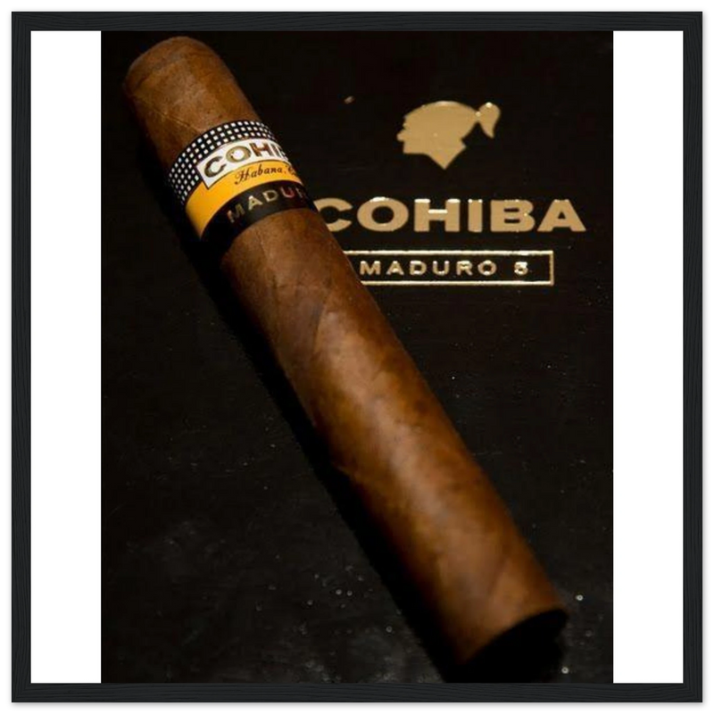 Cohiba Maduro 5 Vintage Cigar Poster