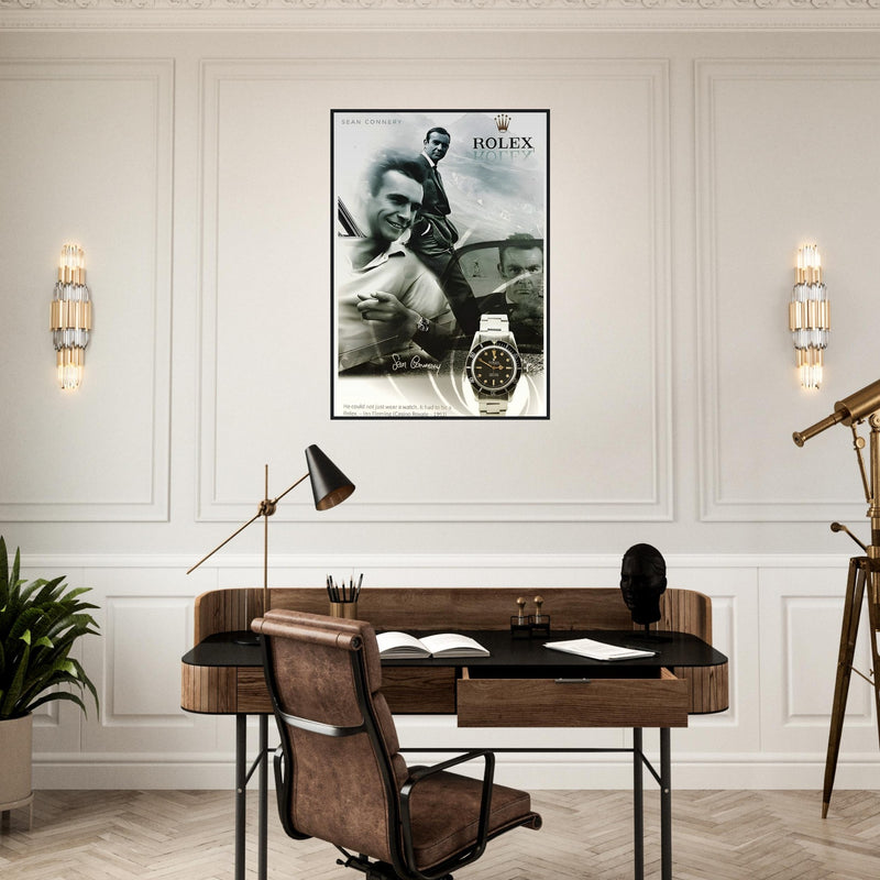 Rolex Sean Connery Vintage Rolex Poster Ad