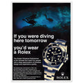 Rolex Oyster Perpetual Vintage Poster - Premium Matte