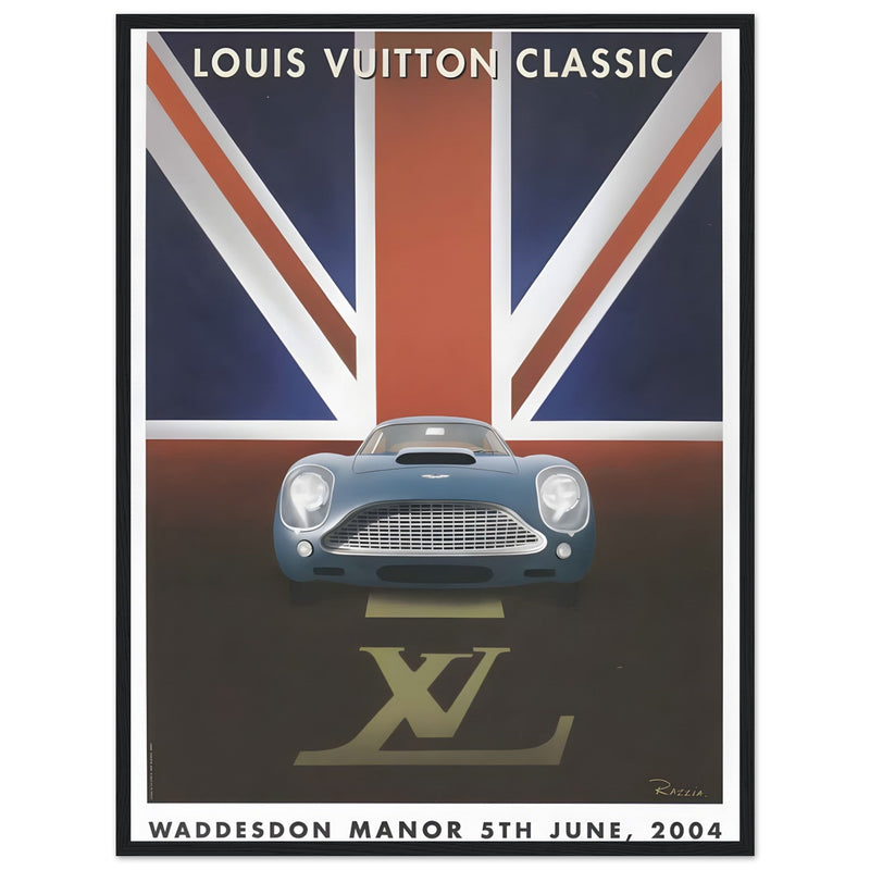 Louis Vuitton Classic Car Show Vintage Poster Ad