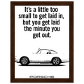 Porsche Vintage Poster  White 911
