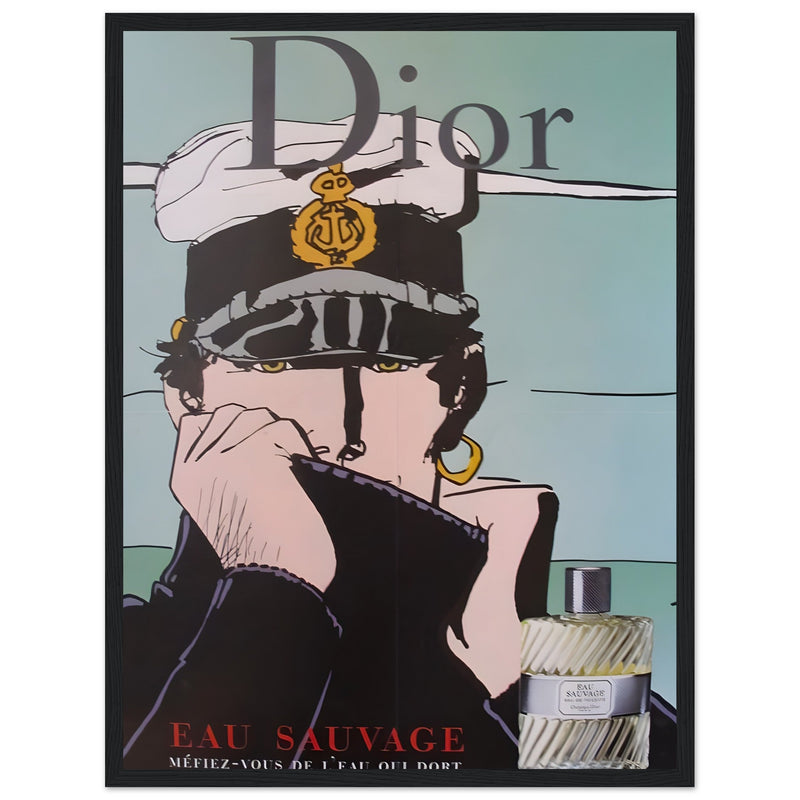 Dior Eau Sauvage Captain Vintage Poster