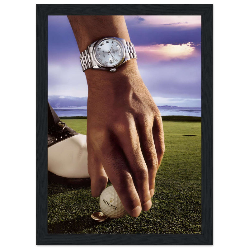 Rolex Day-Date Golfing Vintage Poster