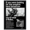 Rolex Submariner Vintage Poster Ad