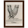 Cartier Love Bangles Vintage Poster