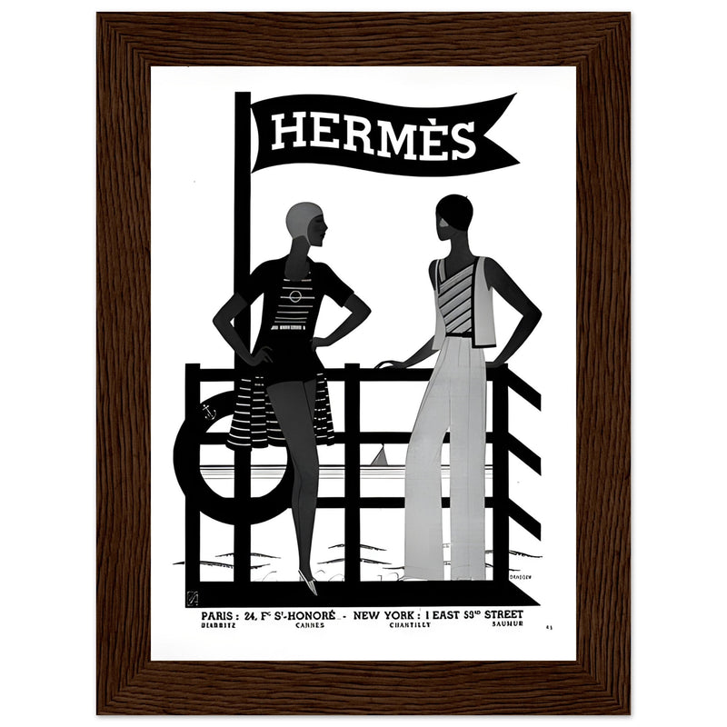 Hermes Flag Vintage Poster Ad