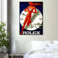 Rolex Clock Vintage Poster Ad